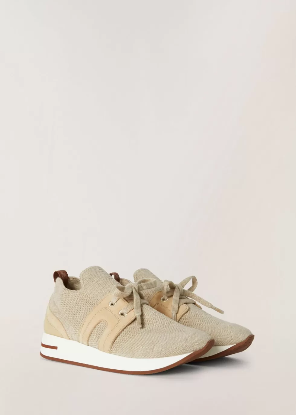 Shoes*Loro Piana 360 Lp Flexy Walk Kid Sneaker Beige Melange