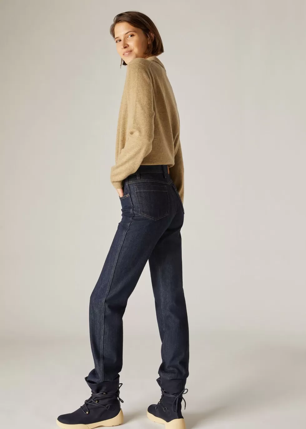 Trousers & Shorts*Loro Piana Aleks Pants Dark Blue Wash