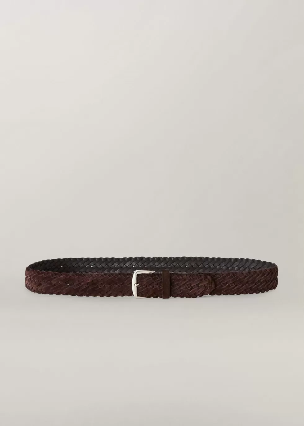 Belts*Loro Piana Alsavel Belt Chocolate