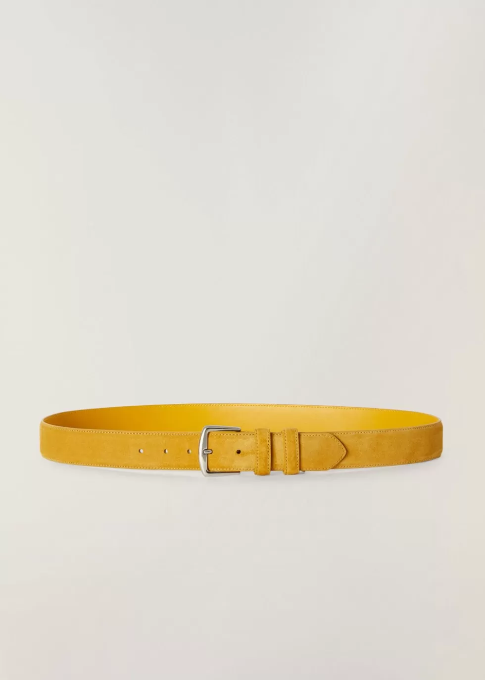 Belts*Loro Piana Alsavel Belt Curcuma