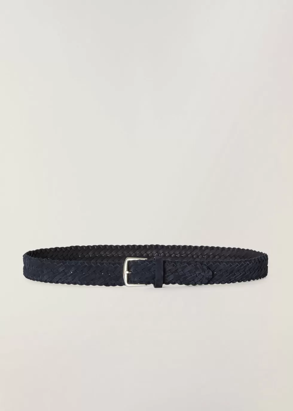 Belts*Loro Piana Alsavel Belt Navy Blue