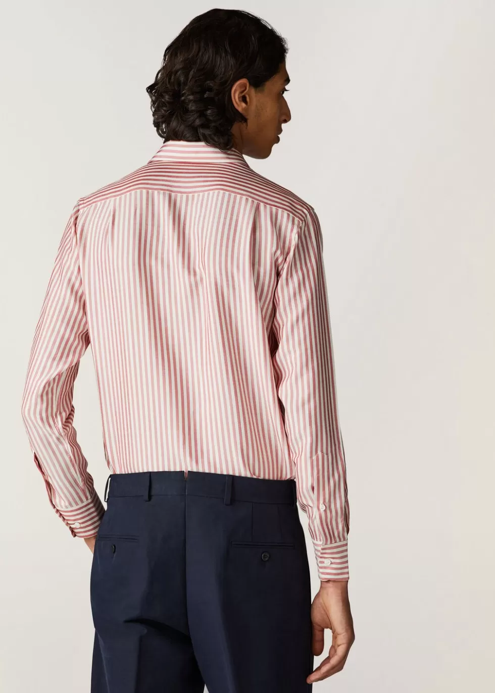 Shirts*Loro Piana Andre Shirt Raspberry Stripes