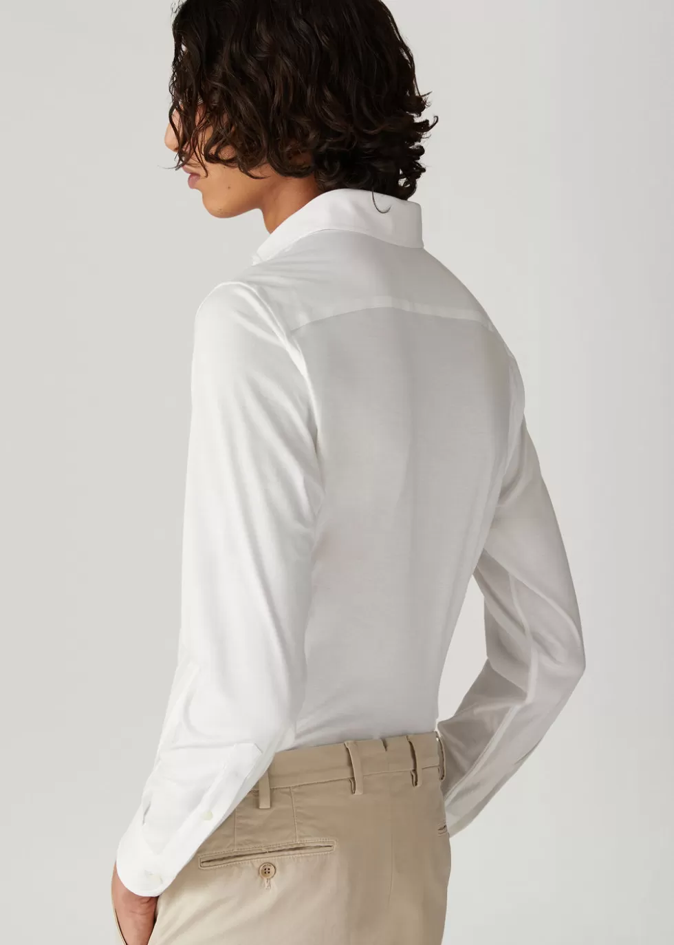 Shirts*Loro Piana Andrew Shirt White