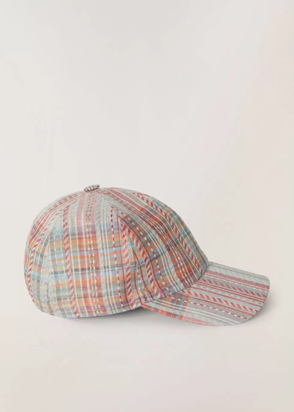 Hats*Loro Piana Baseball Cap Grapefruit Jelly+River Mouth+White