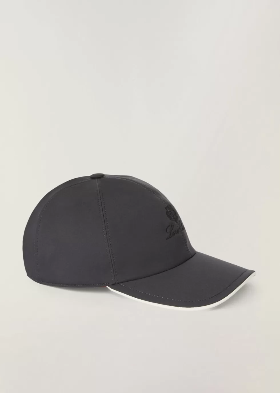 Hats*Loro Piana Baseball Cap Onyx/Ivory