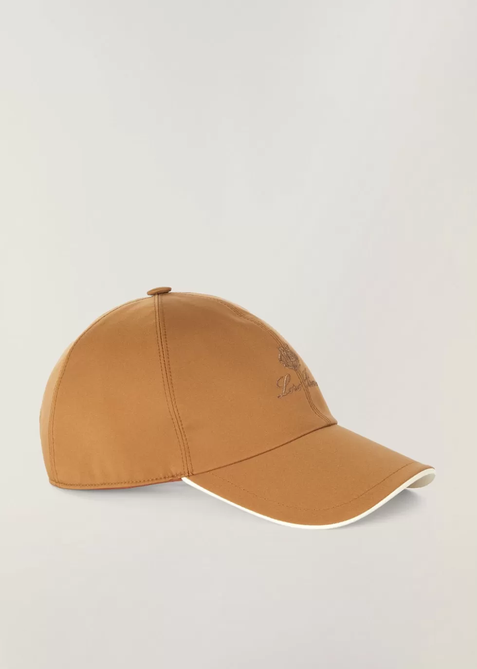 Hats*Loro Piana Baseball Cap Pecan/Ivory