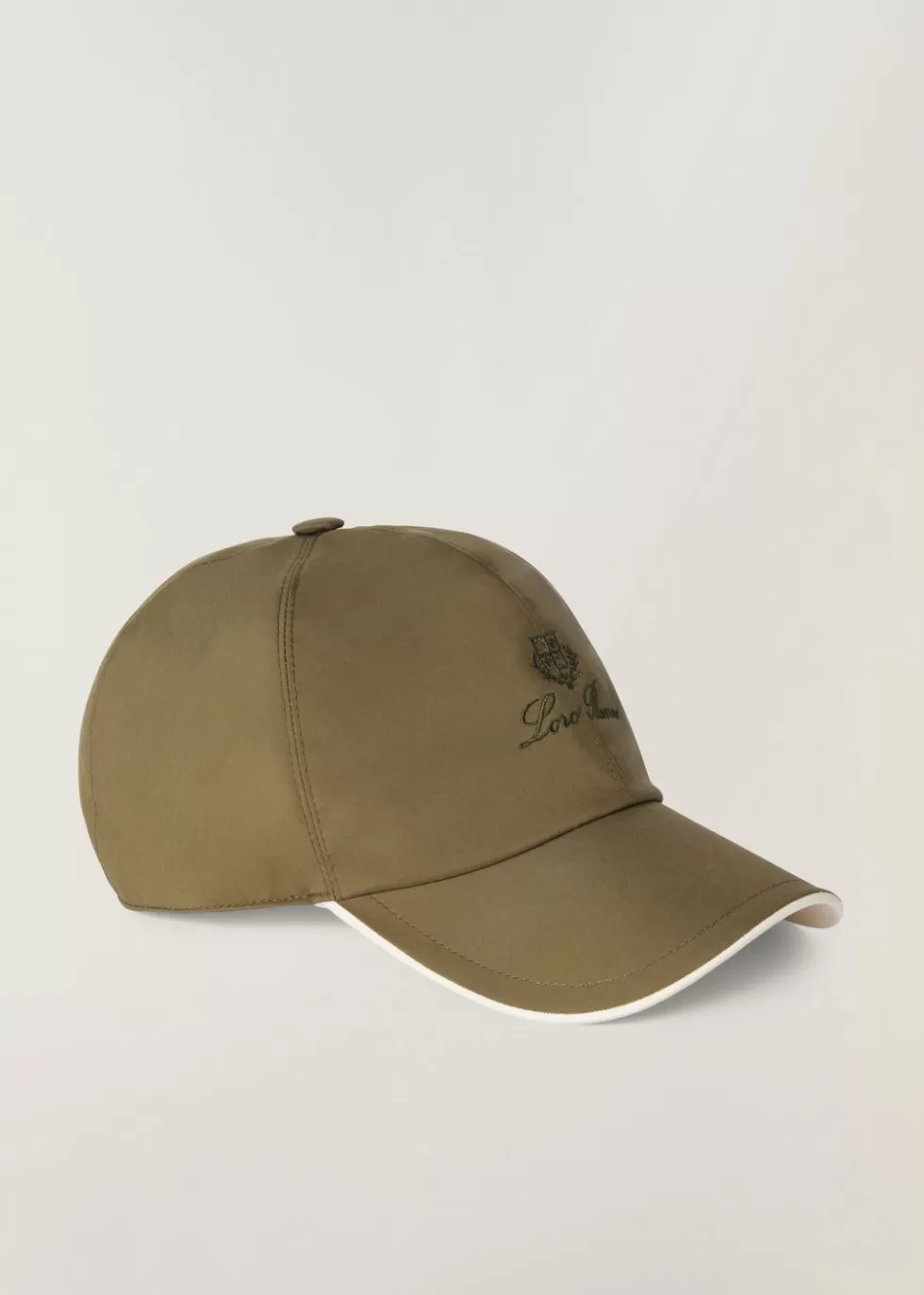 Hats*Loro Piana Baseball Cap Tea Leaf/Ivory