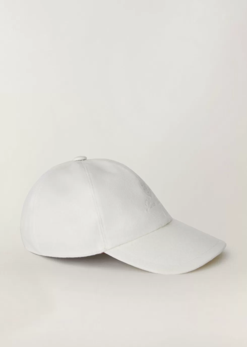 Hats*Loro Piana Baseball Cap White