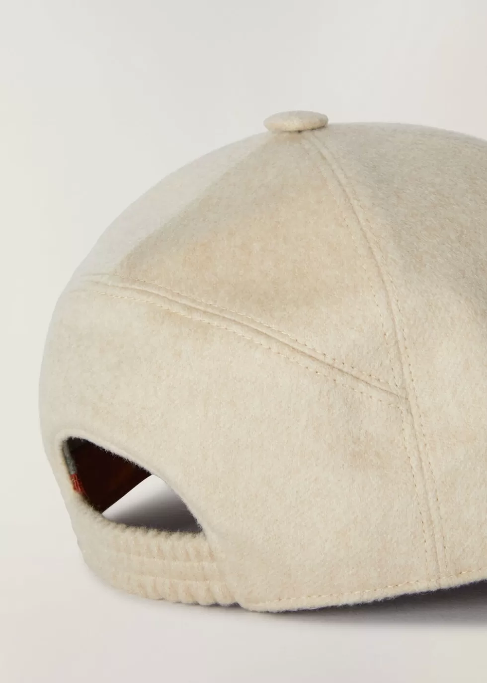 Hats*Loro Piana Baseball Cap Natural Melange