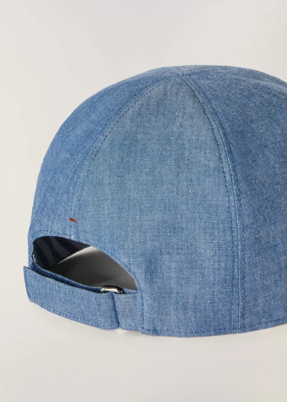 Hats*Loro Piana Baseball Cap Chambray Azure