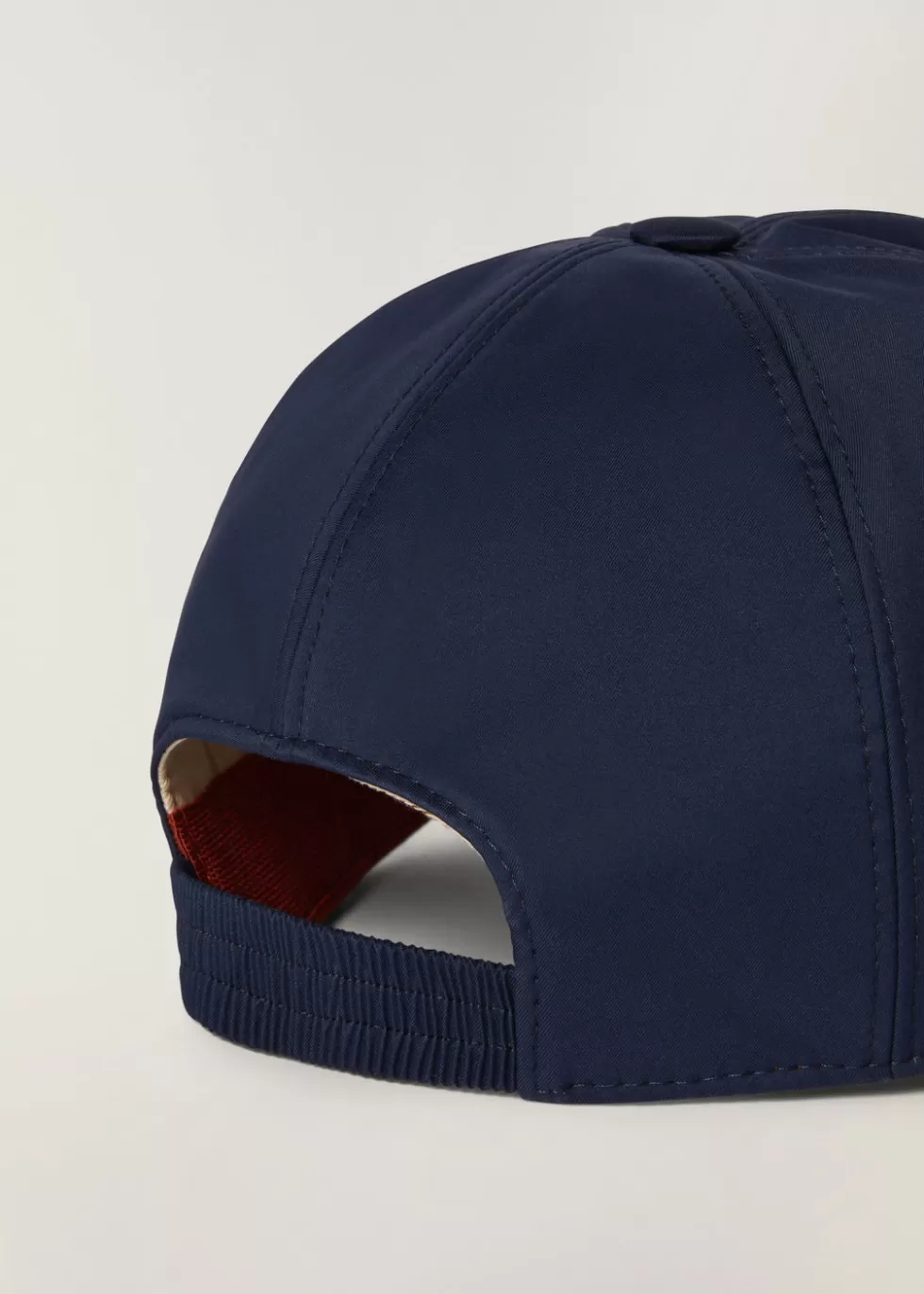 Hats*Loro Piana Baseball Cap Dark Sea/White