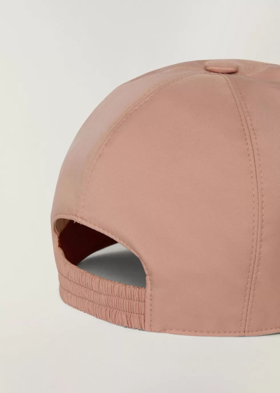 Hats*Loro Piana Baseball Cap Mauve Powder/White