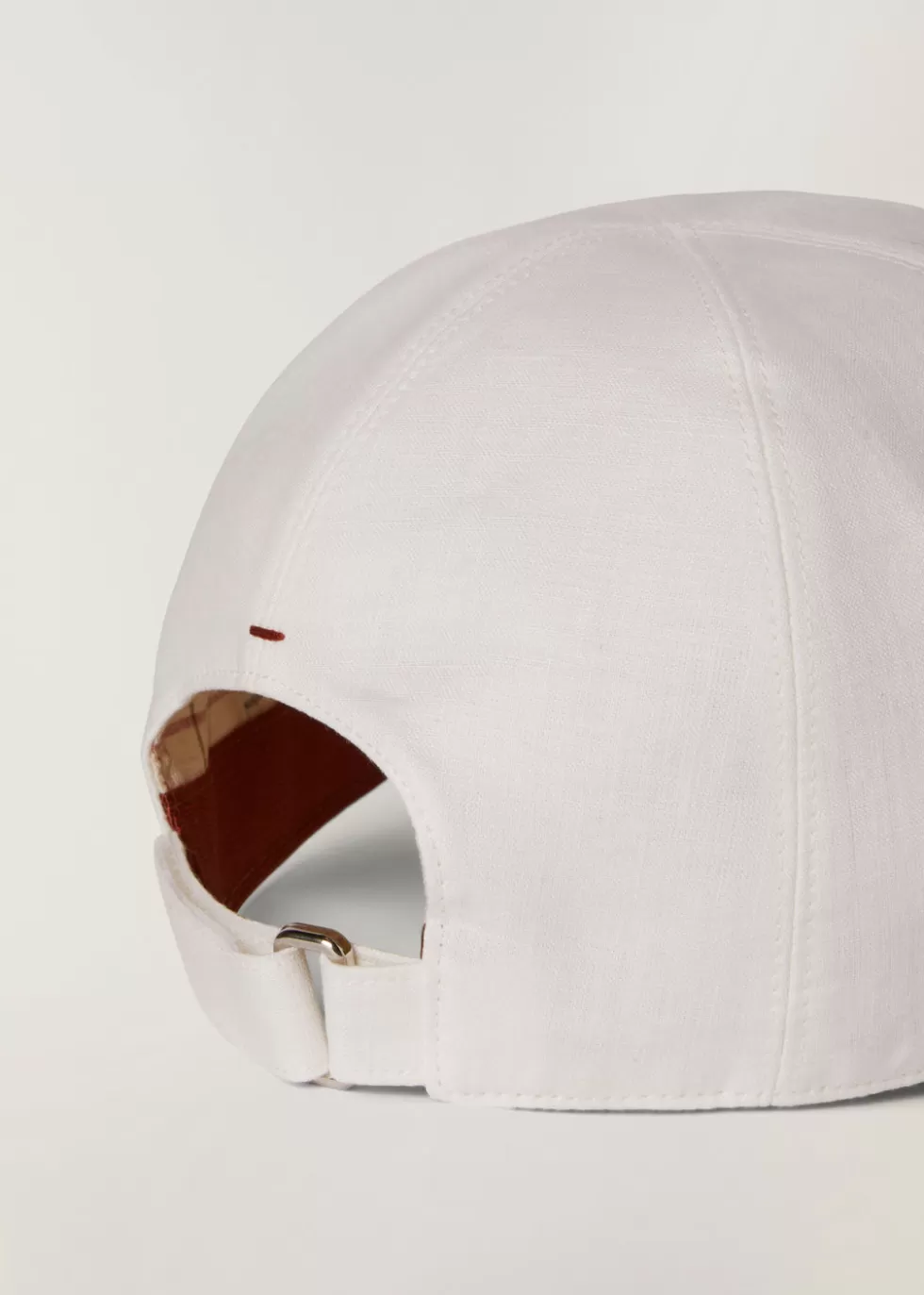 Hats*Loro Piana Baseball Cap Optical White