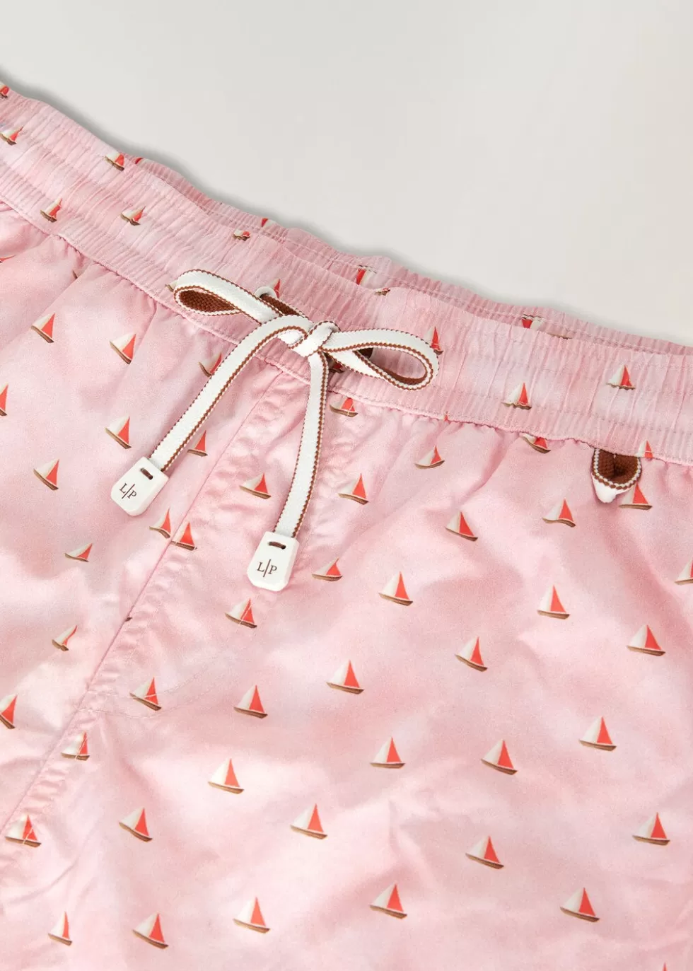 Swimwear*Loro Piana Bay Swim Trunks Pink Boat