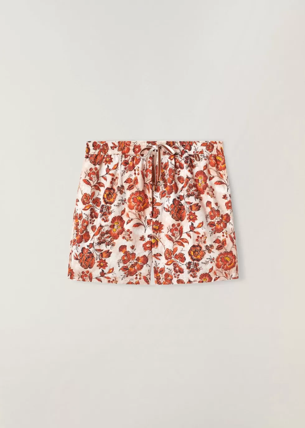 Swimwear*Loro Piana Bay Swim Trunks Jujube Orange+Papaya Shake