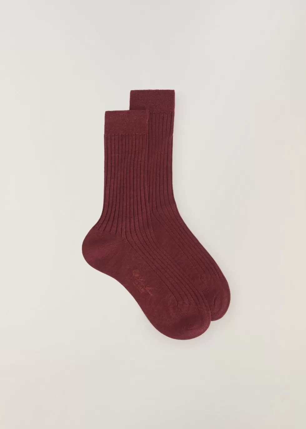 Socks & Tights*Loro Piana Bobby Socks Mulled Wine