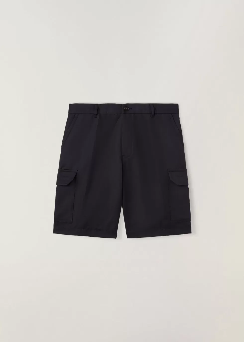 Trousers & Bermudas*Loro Piana Cargo Bermuda Shorts Ripe Blueberry