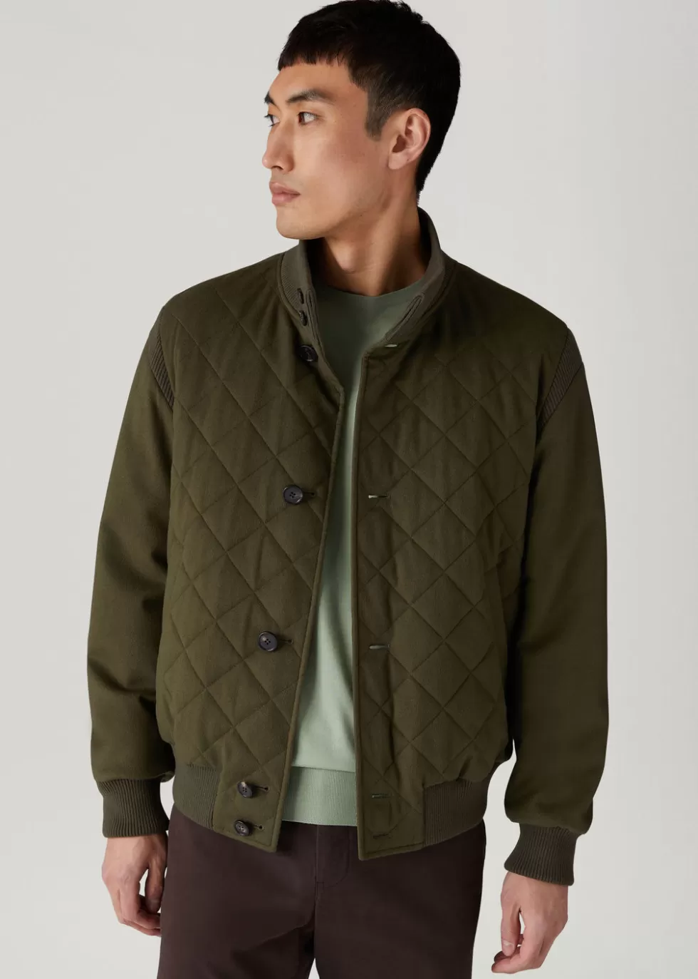 Outerwear Jackets*Loro Piana Carry Bomber Jacket Tea Leaf