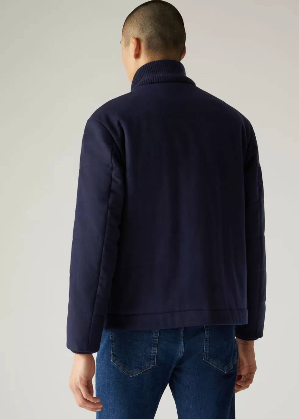 Puffers*Loro Piana Catay Bomber Spring Blue