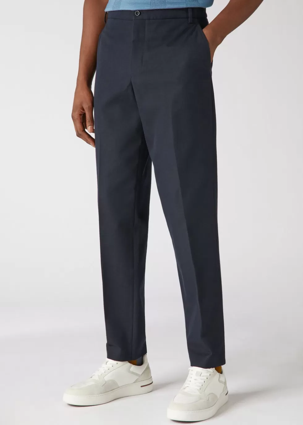 Trousers & Bermudas*Loro Piana Chinos Navy Blue