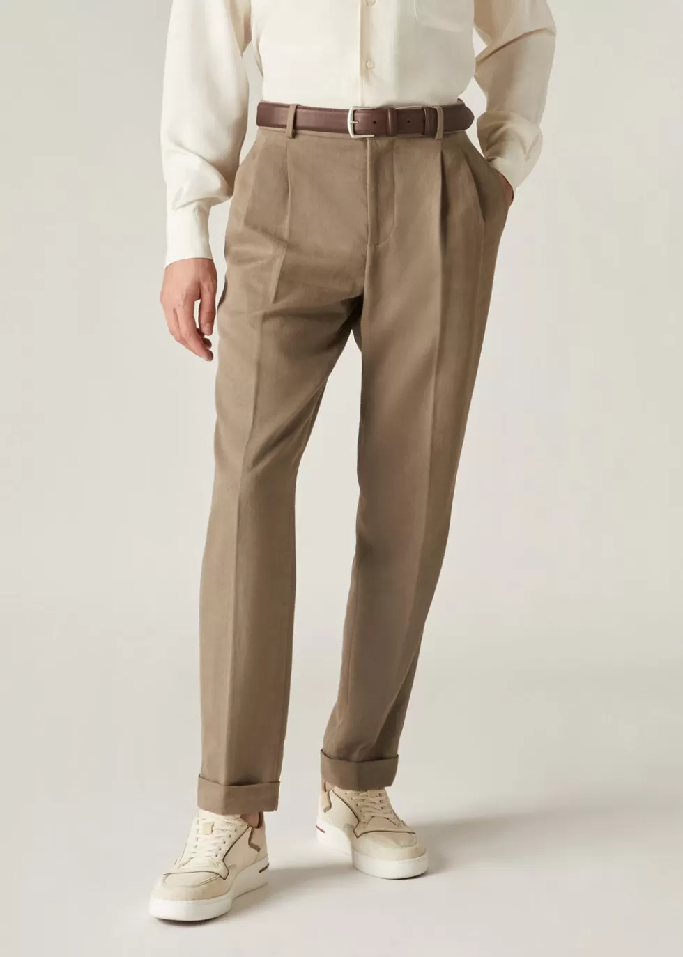 Trousers & Bermudas*Loro Piana City Two Pinces Pants Grays Harbor