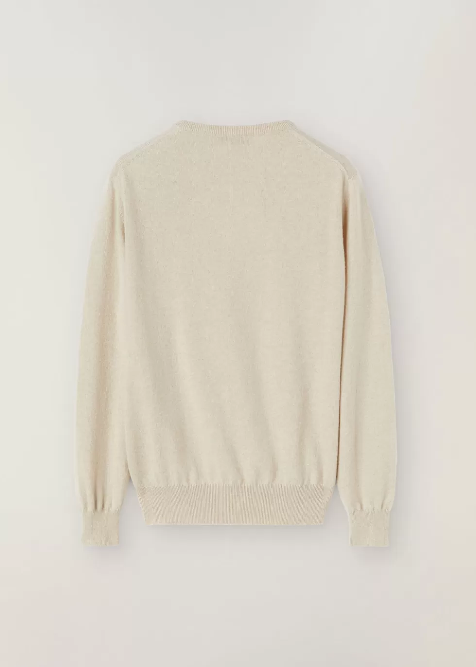 Knitwear*Loro Piana Classic Crewneck Natural Melange