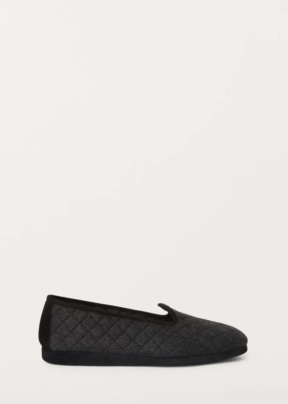 For Him*Loro Piana Classic Slippers Charcoal Melange