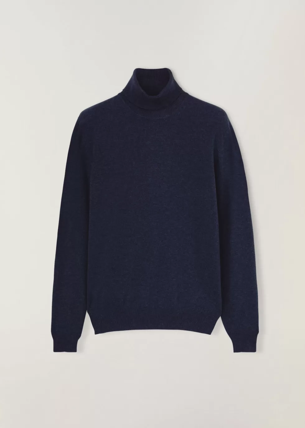 Knitwear*Loro Piana Classic Turtleneck Navy Blue