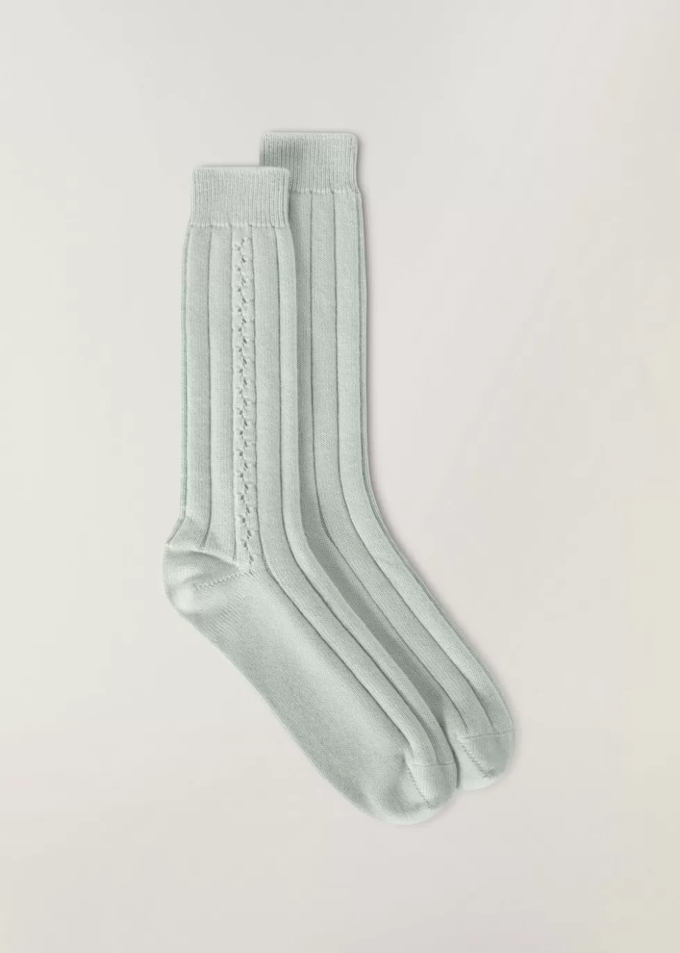 Socks & Tights*Loro Piana Cocooning Bobby Socks Jade Gray