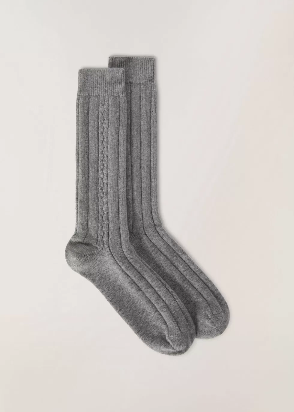 Socks & Tights*Loro Piana Cocooning Bobby Socks Flannel Melange