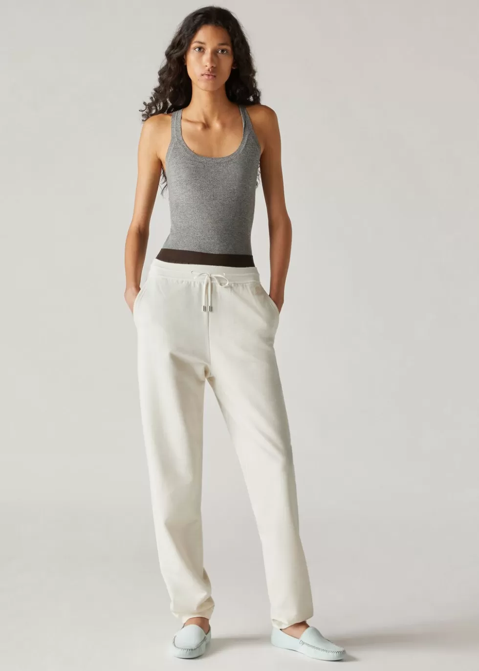 Trousers & Shorts*Loro Piana Cocooning Soft Pants Nougat