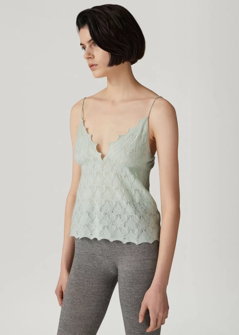 Top And T-Shirts*Loro Piana Cocooning Top Jade Gray