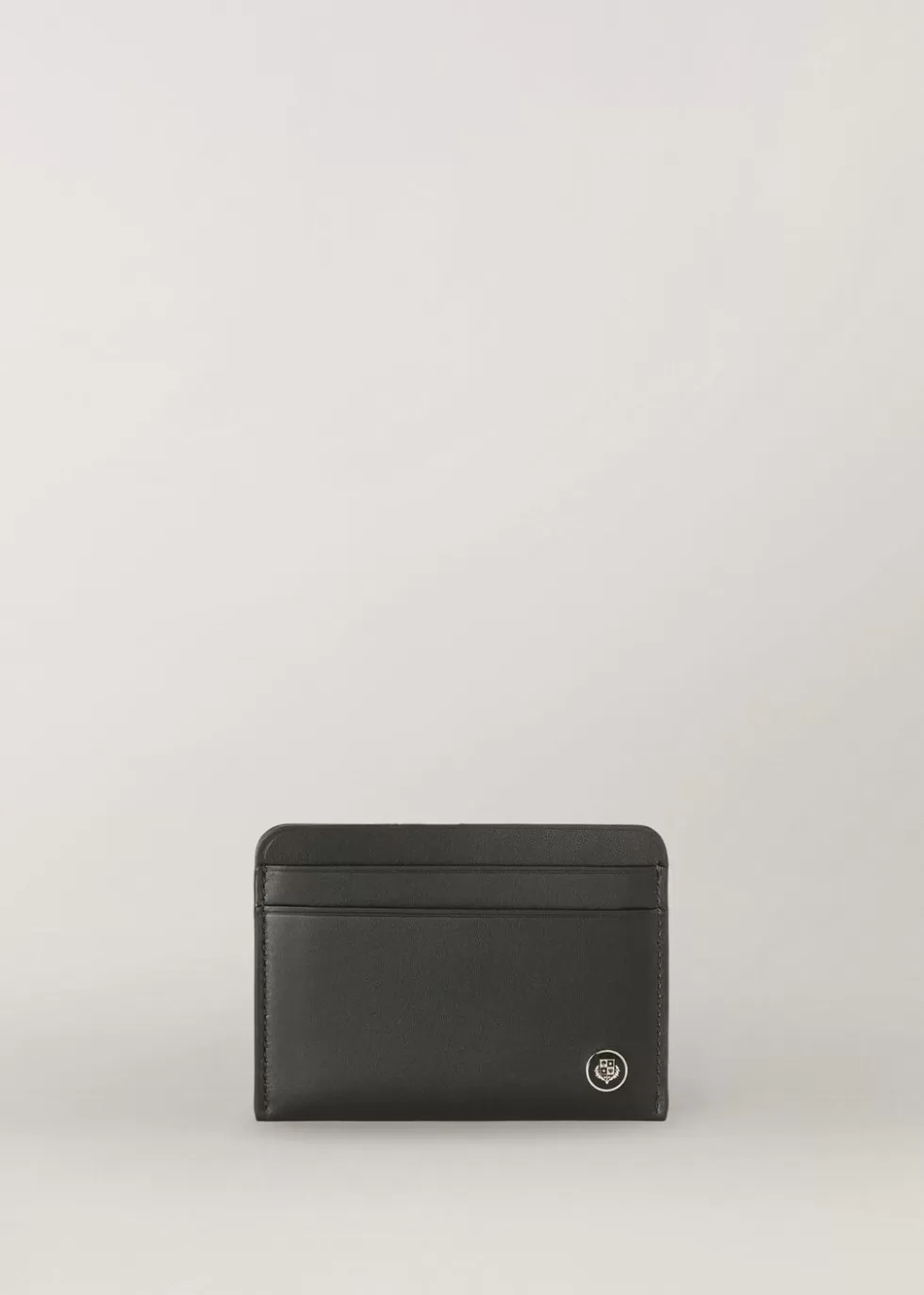 Small Leather Goods*Loro Piana Crest Card Holder Black