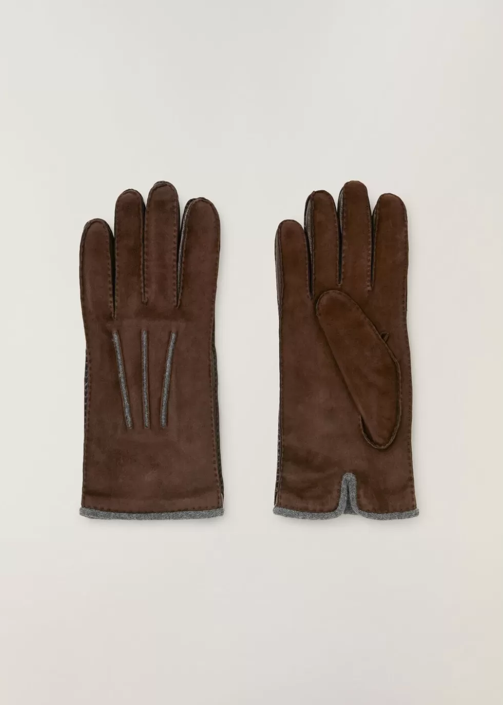 Gloves*Loro Piana Damon Gloves Ultra-Dark Brown