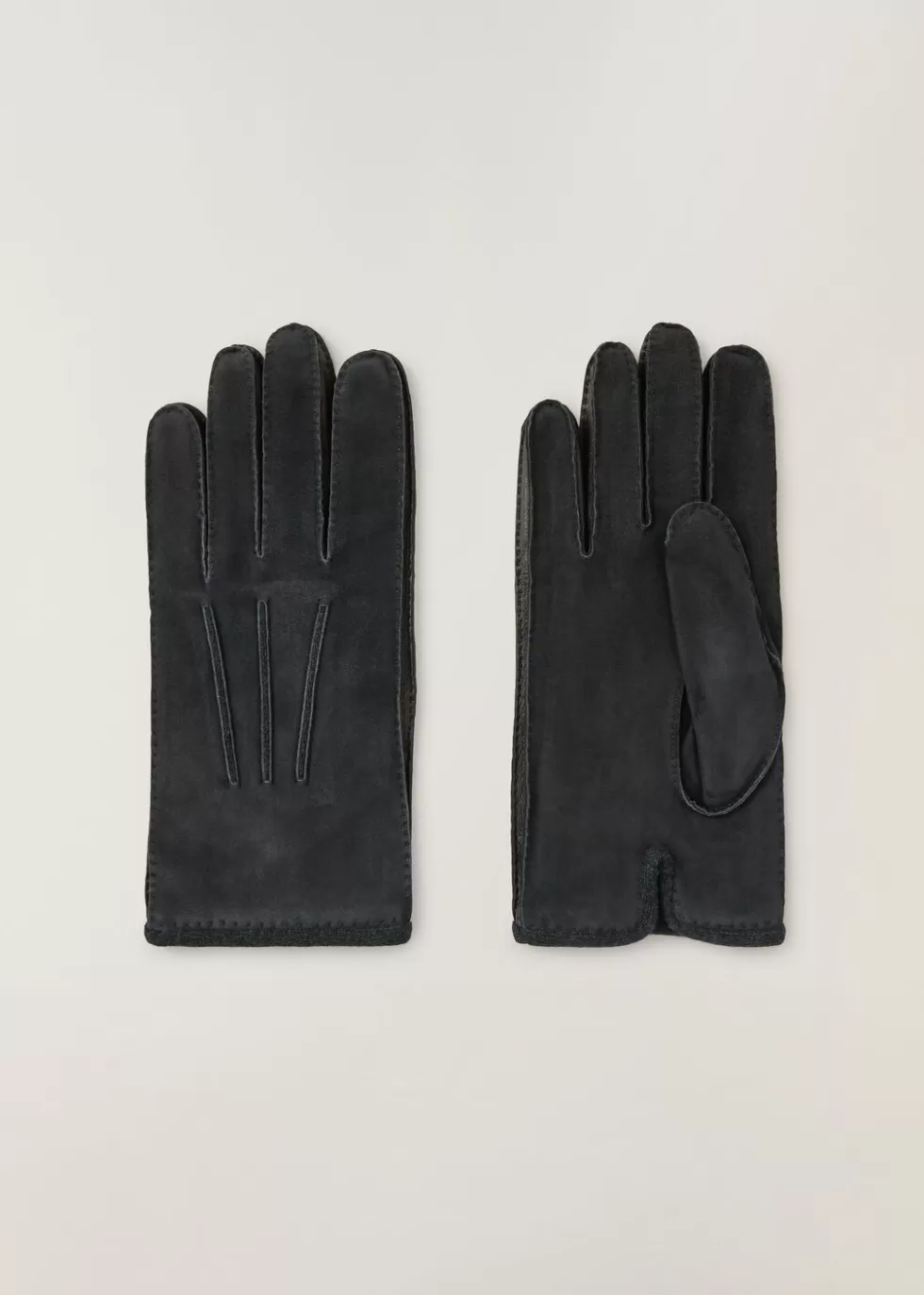 Gloves*Loro Piana Damon Gloves Caviar