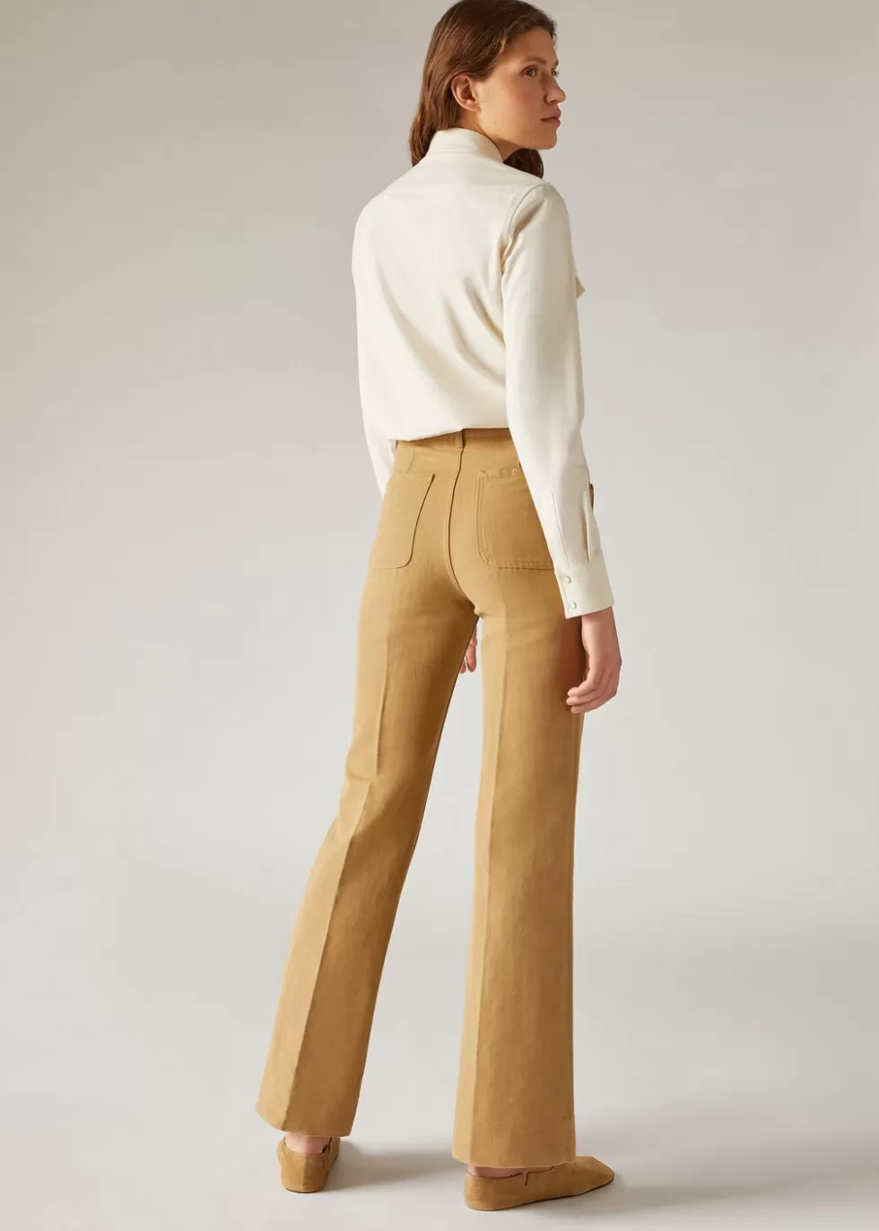 Trousers & Shorts*Loro Piana Danbeth Pants Haystack