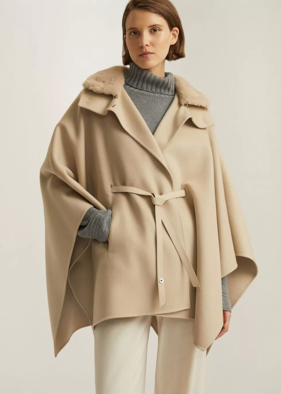 Coats & Capes*Loro Piana Denice Cape Cocoon