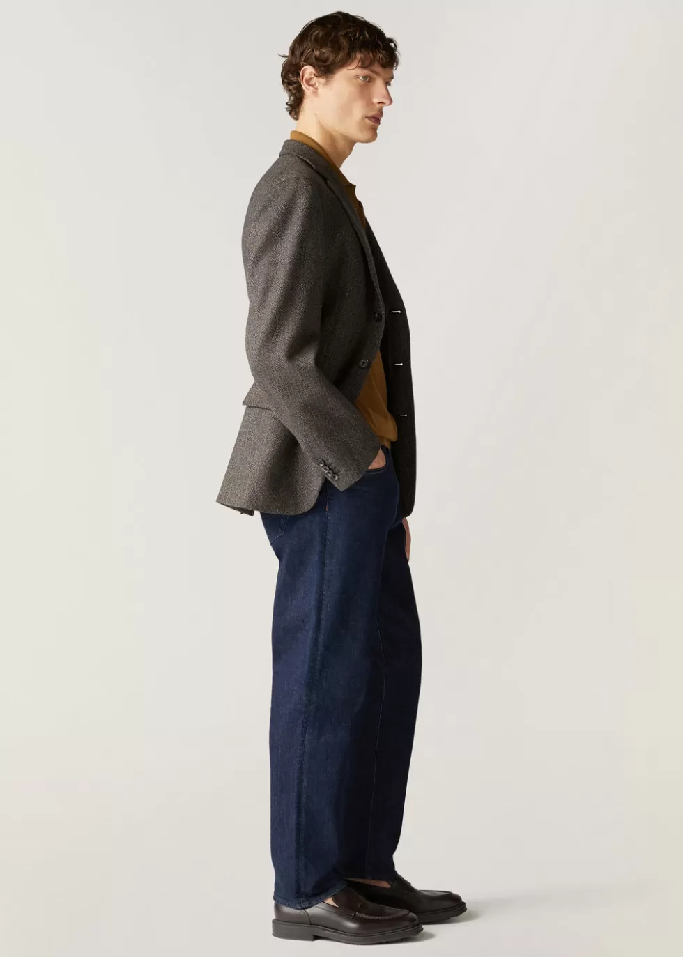 Clothing*Loro Piana Doccio Pants Dark Japan Blue