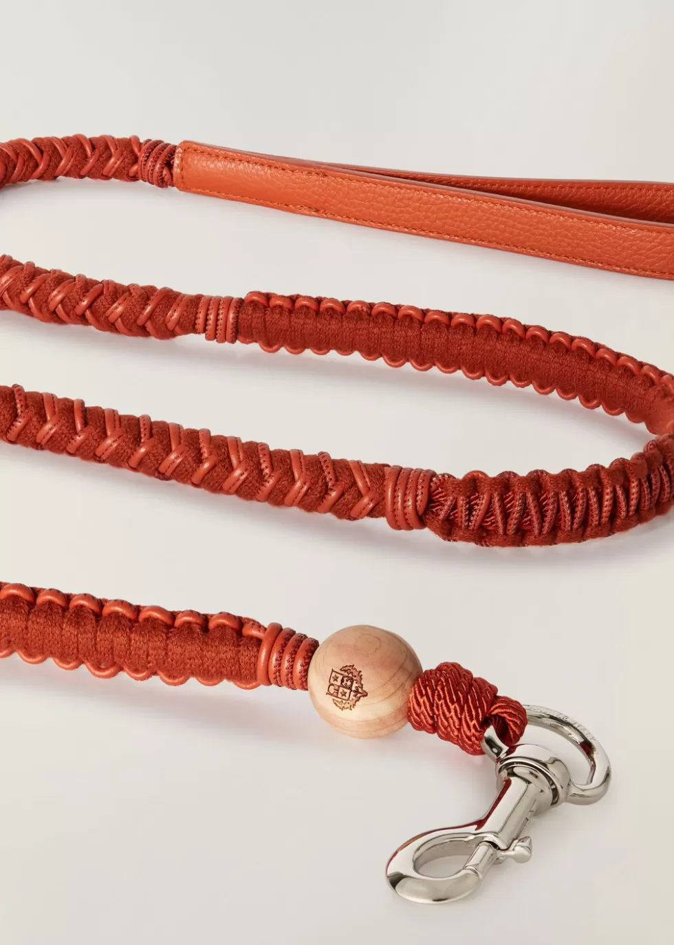 Collars And Leads*Loro Piana Doggie Leash Auburn