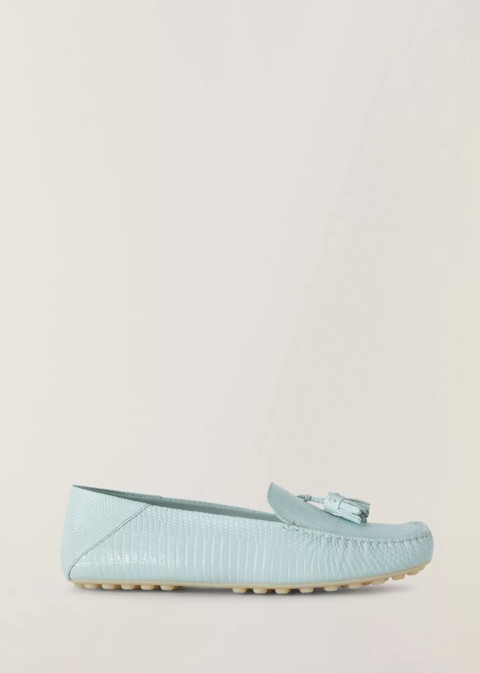 Loafers*Loro Piana Dot Sole Loafers Azure Sapphire