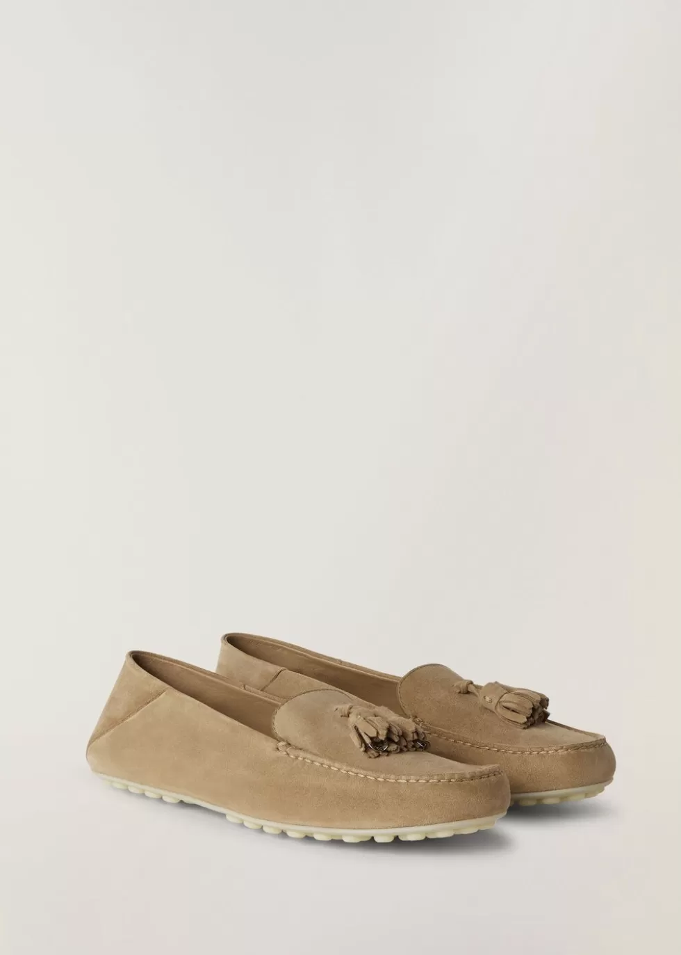 Loafers*Loro Piana Dot Sole Loafers Cashew Butter