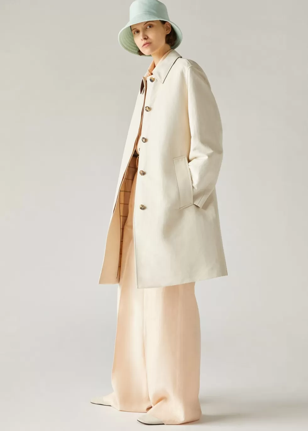 Coats & Capes*Loro Piana Duster Coat Marigold White