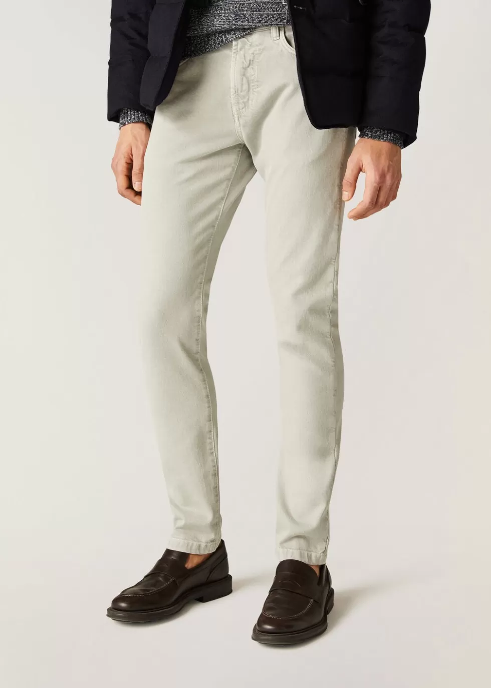 Trousers & Bermudas*Loro Piana Five-Pocket Trousers Gray