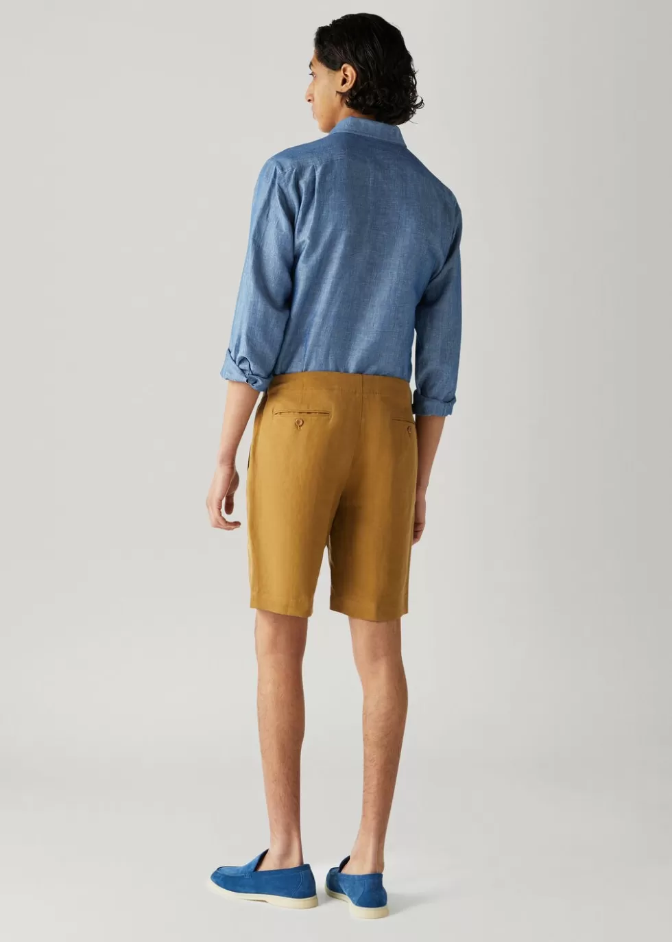 Trousers & Bermudas*Loro Piana Flat Drawstring Bermuda Shorts Camel