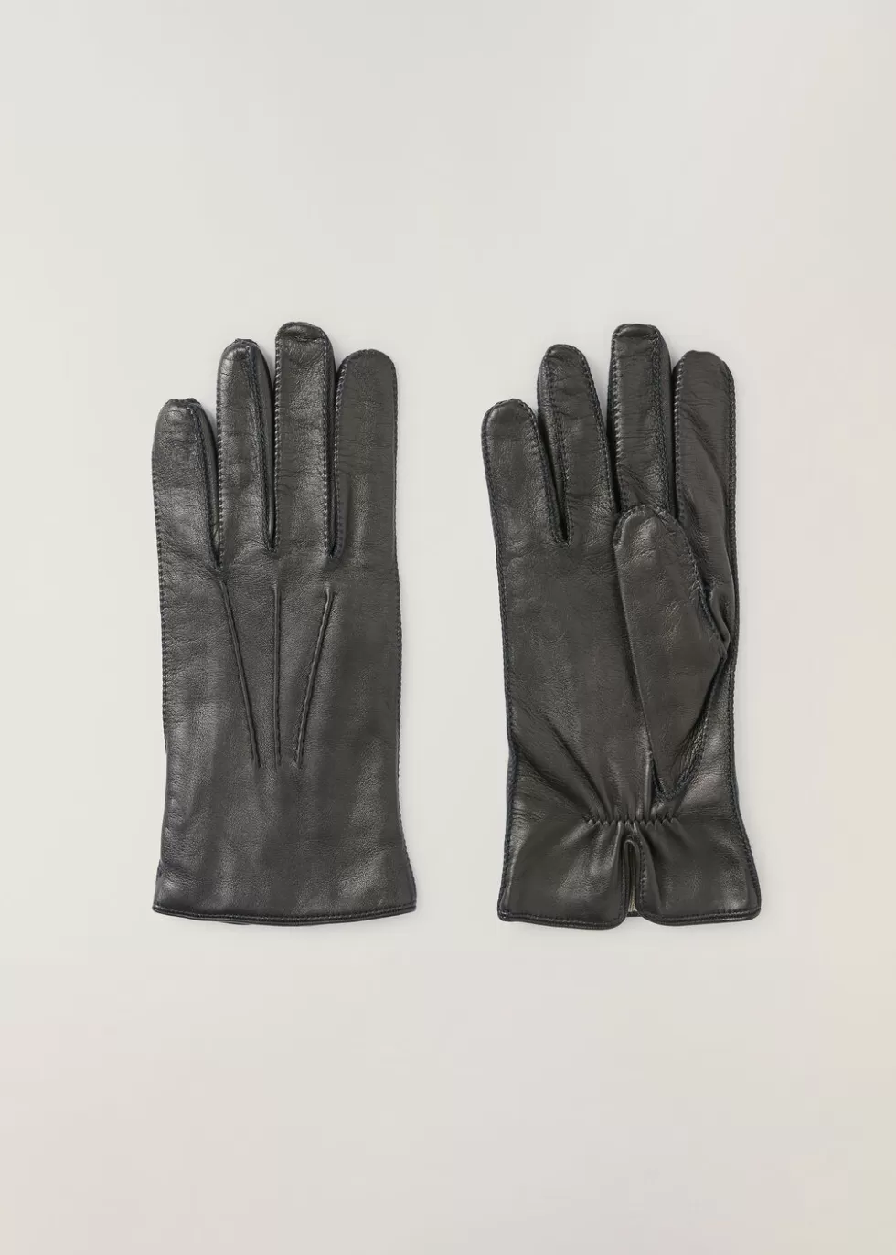 Gloves*Loro Piana Harris Gloves Black