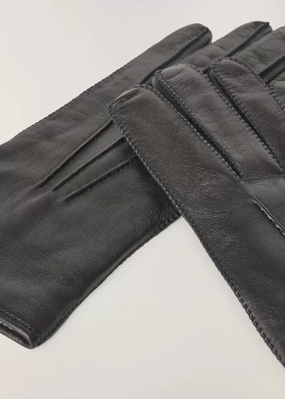 Gloves*Loro Piana Harris Gloves Black