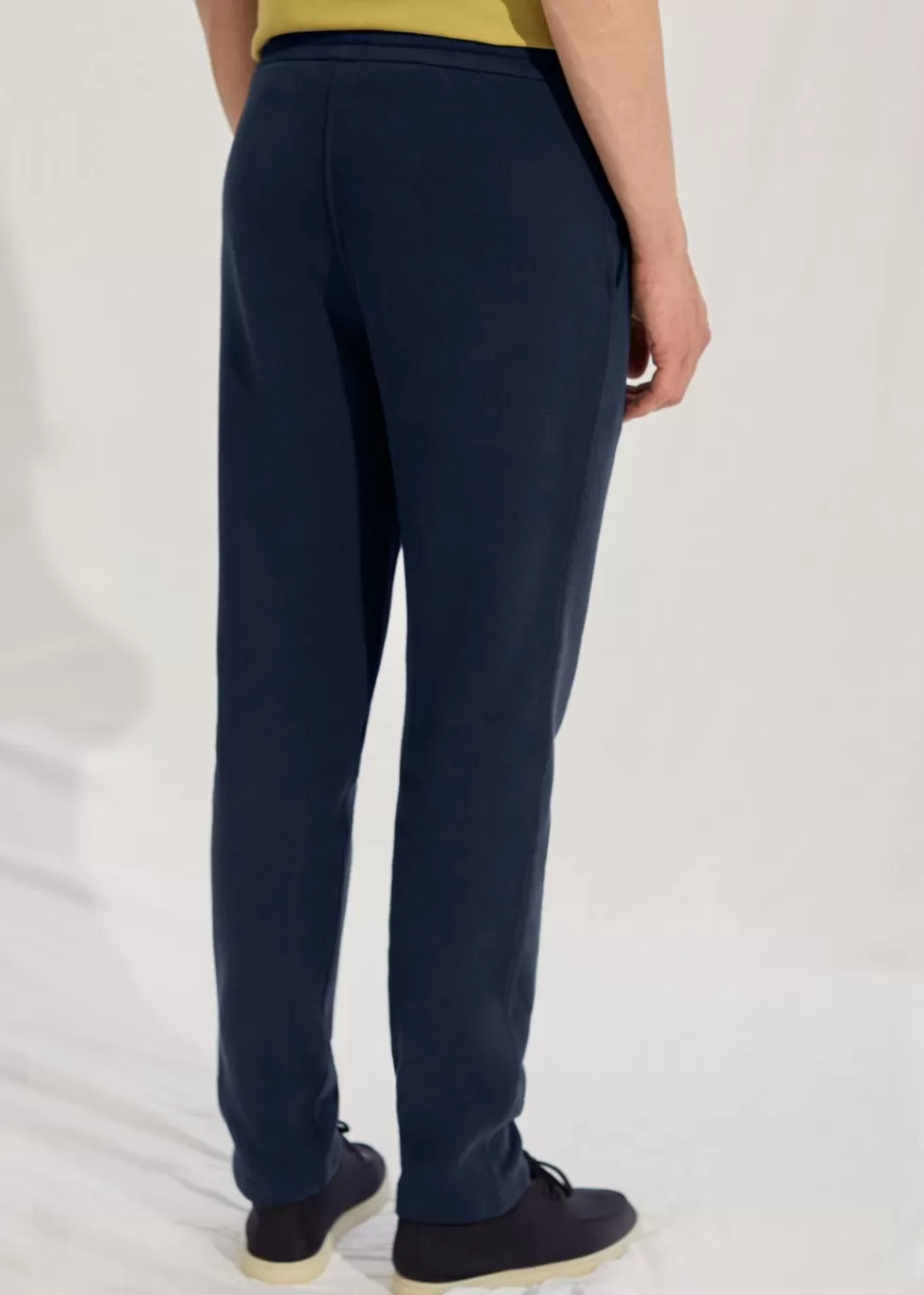 Jersey*Loro Piana Horsey Trouser Navy Blue