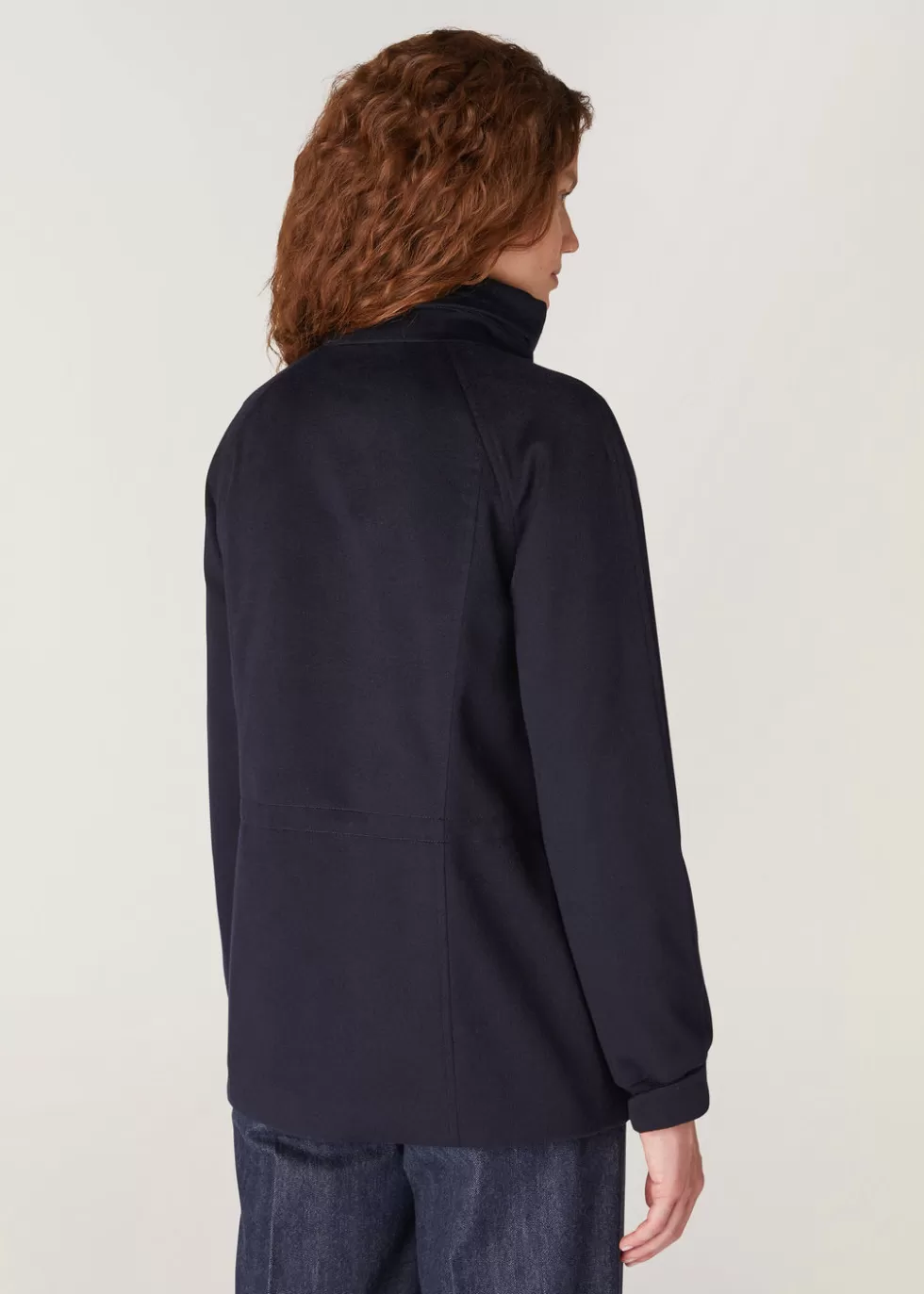 Puffers*Loro Piana Icery Short Jacket Navy Blue