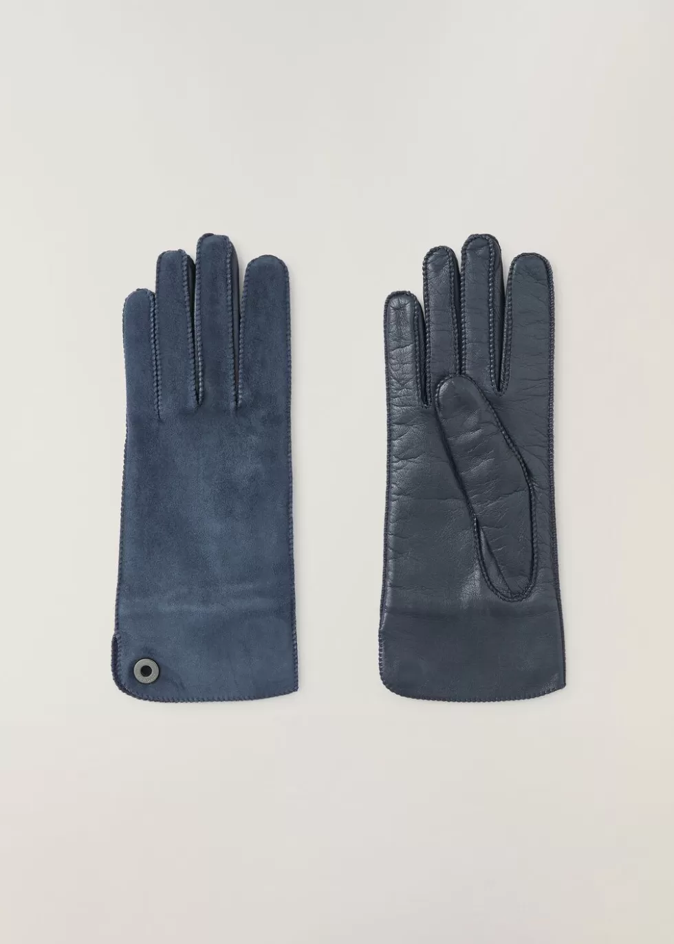 Gloves*Loro Piana Jacqueline Gloves Shadow Slate