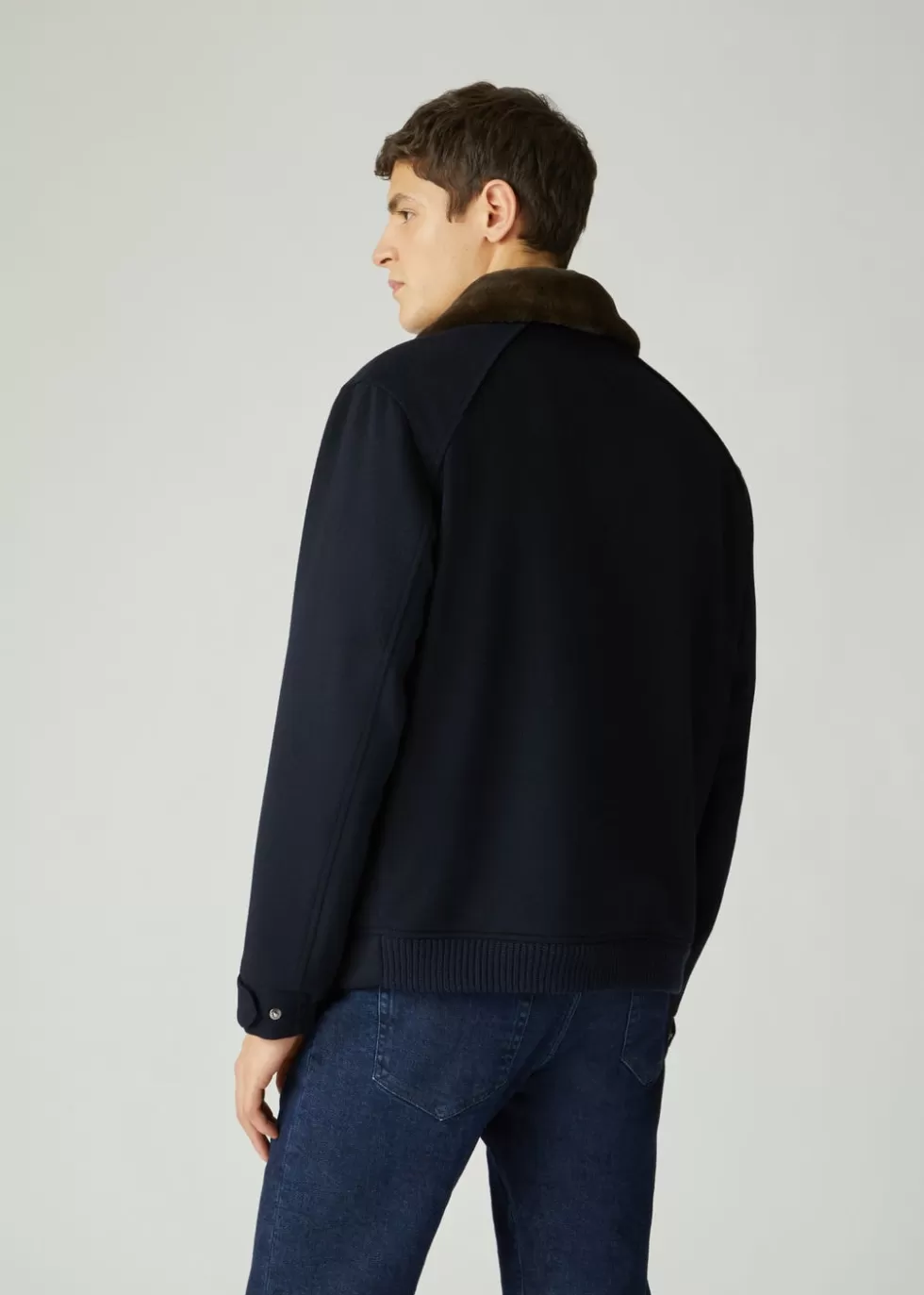 Outerwear Jackets*Loro Piana Kilya Bomber Jacket Navy Blue